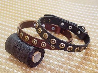 Rottweiler leather collar