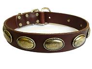 leather dog collar for rottweiler
